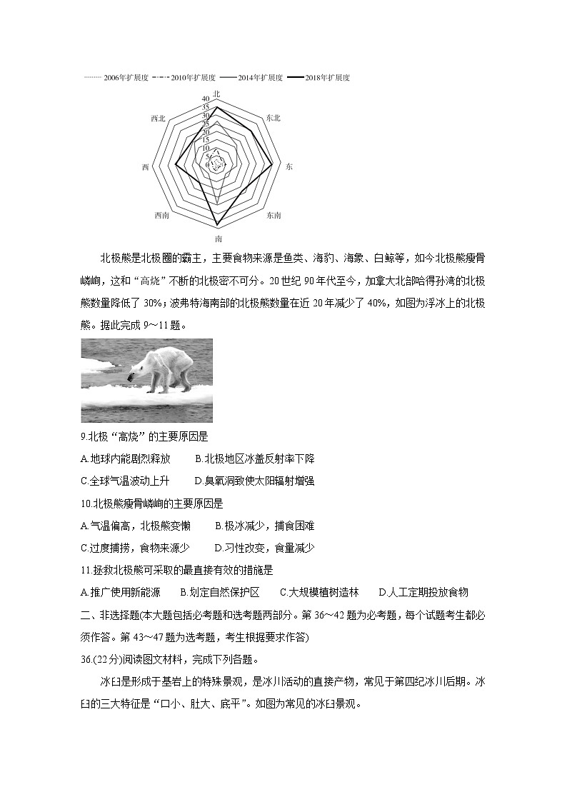 2021“超级全能生”高三全国卷地区5月联考试题（丙卷）（B）地理含解析第3页
