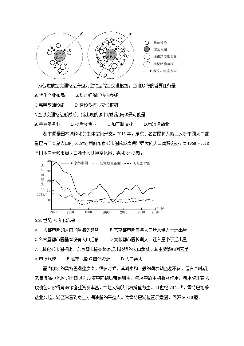 2021佛山顺德区高三下学期5月仿真题地理含答案02