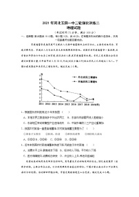 2021唐山玉田县一中高三下学期5月三轮强化训练（二）地理试题含答案