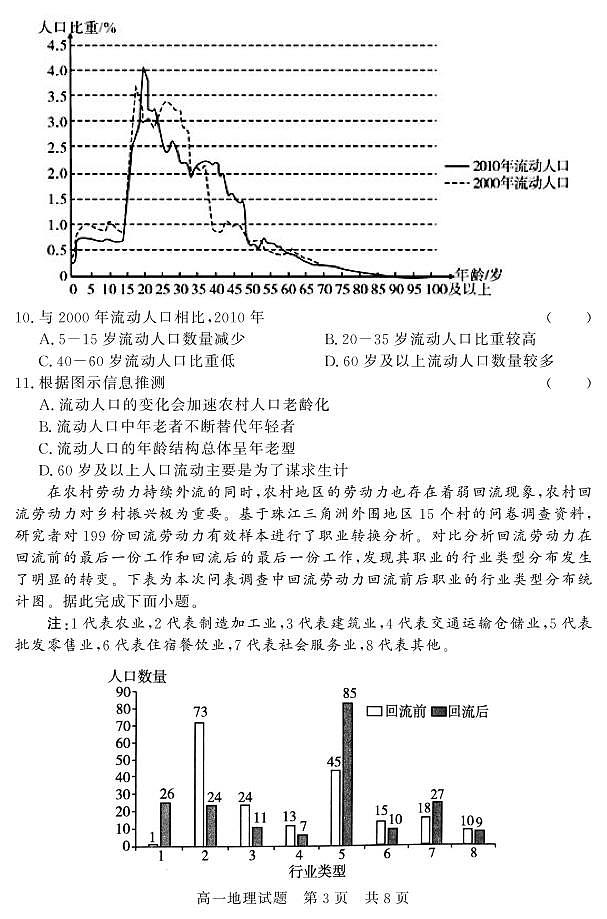 2021济宁泗水县高一下学期期中考试地理试题PDF版含答案03