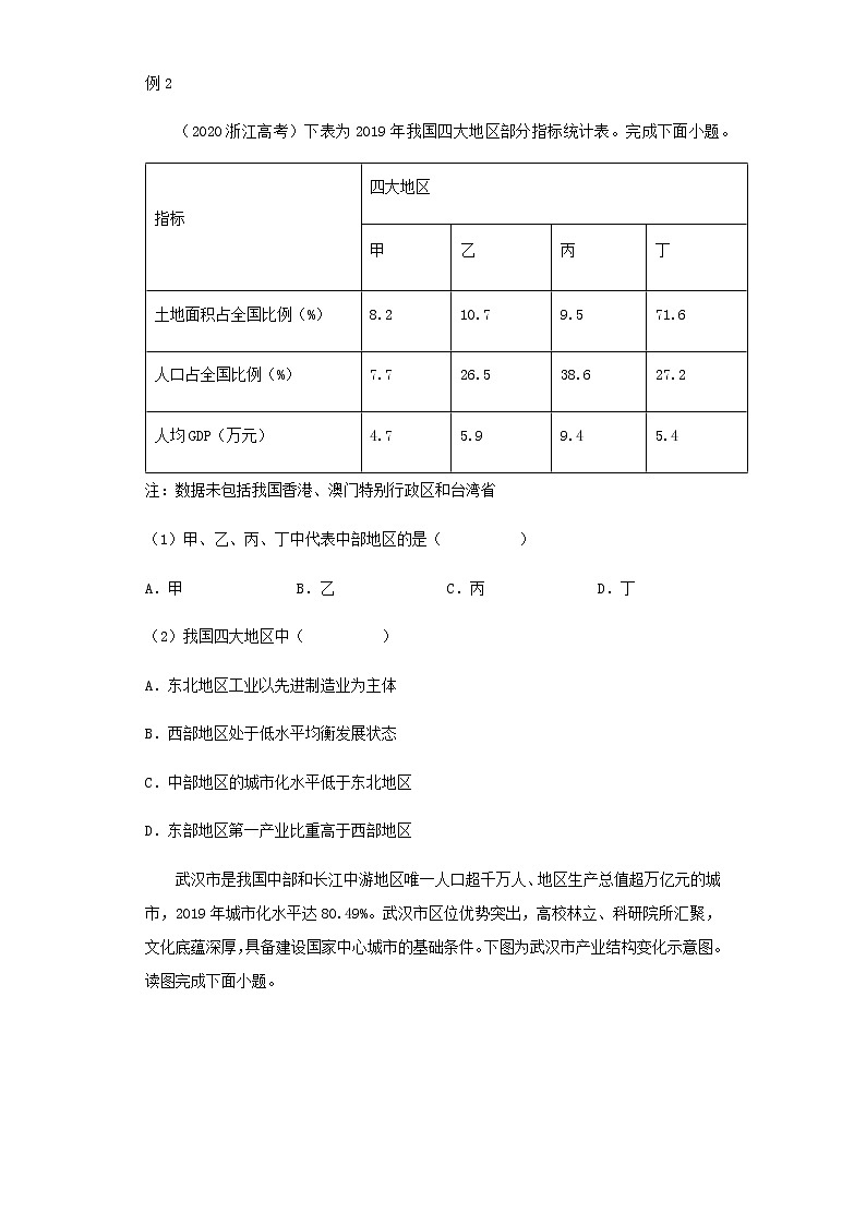 新教材高二地理下学期暑假巩固练习4产业与区域发展含答案02