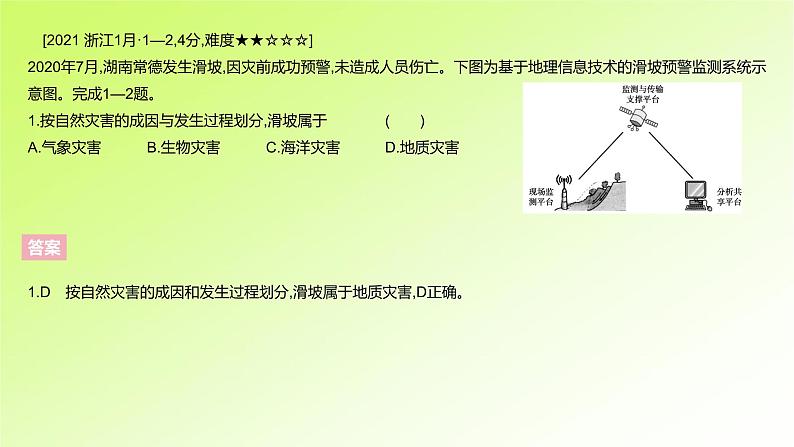 高考地理一轮复习真题精练专题七自然灾害及其防治课件03