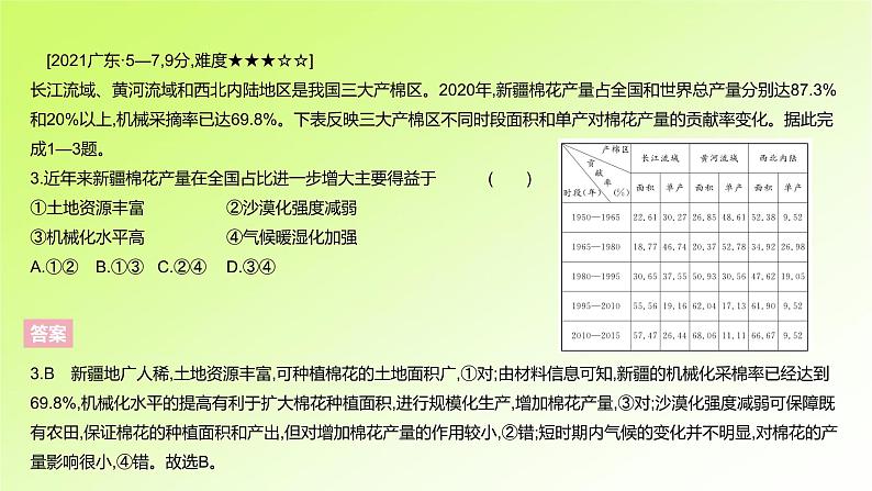 高考地理一轮复习真题精练专题十产业区位因素课件05