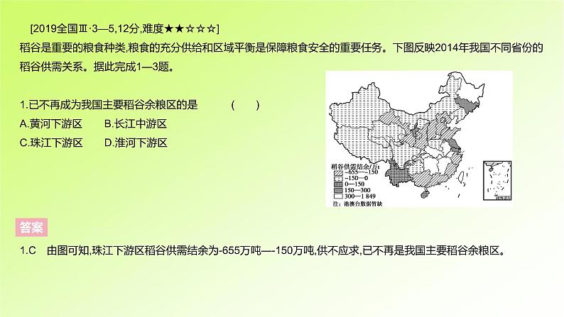 高考地理一轮复习真题精练专题十四资源、环境与国家安全课件第3页