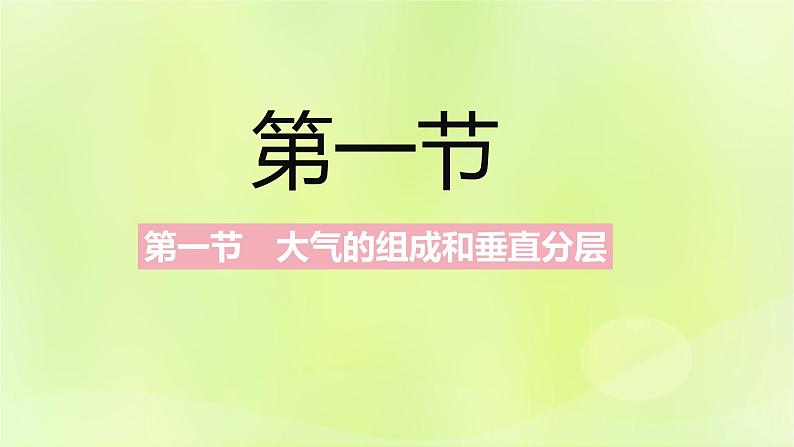 新人教版高中地理必修第一册第二章地球上的大气（课时1）课件第2页