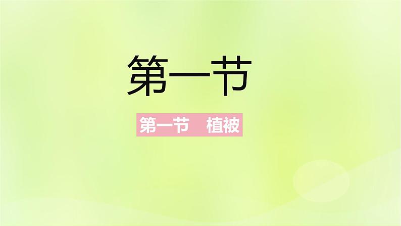 新人教版高中地理必修第一册第五章植被与土壤（课时1）课件第2页