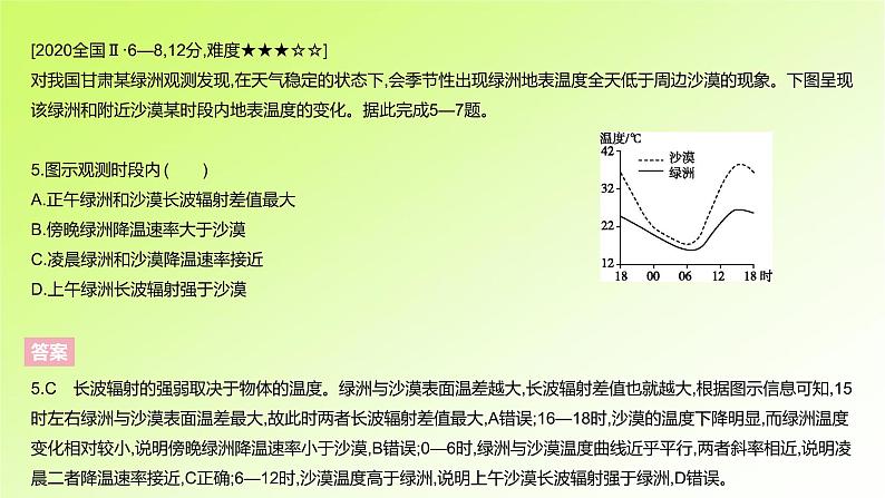 高考地理一轮复习真题精练专题三地球上的大气课件第7页