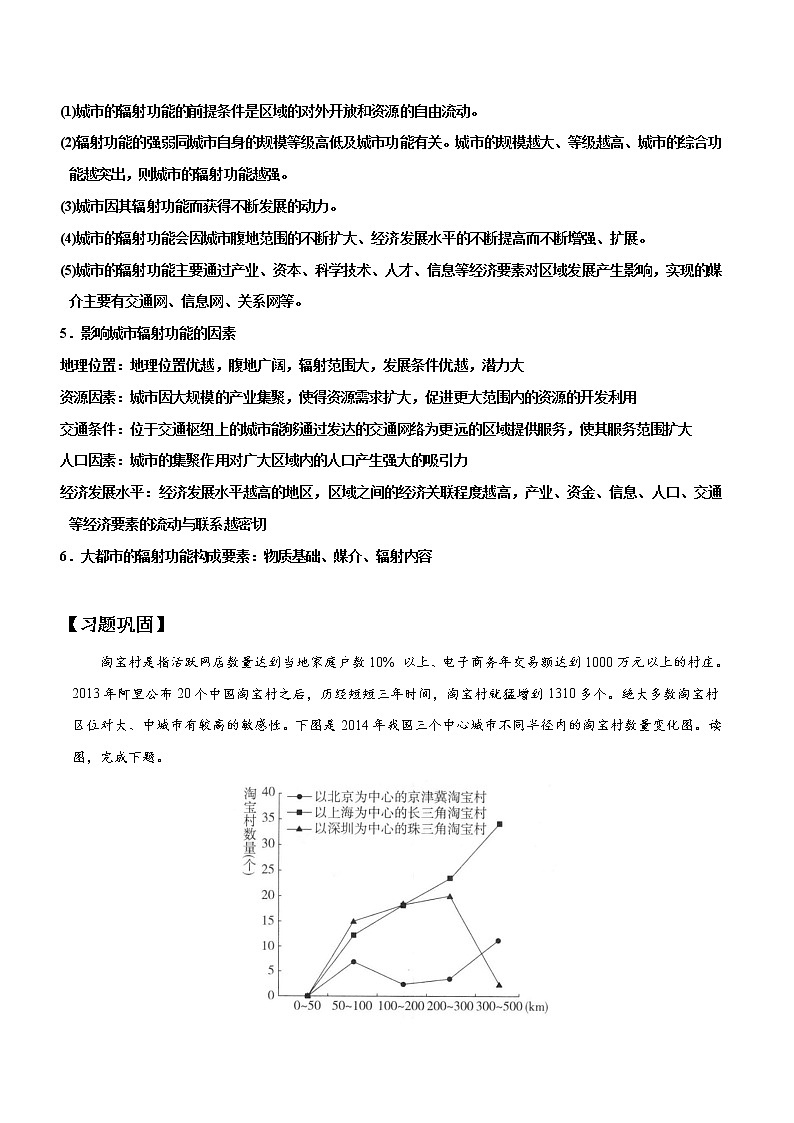 2.1上海大都市的辐射功能（精品课件和练习）02