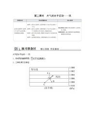 人教版 (2019)必修 第一册第二章 地球上的大气第二节 大气受热过程和大气运动第3课时导学案