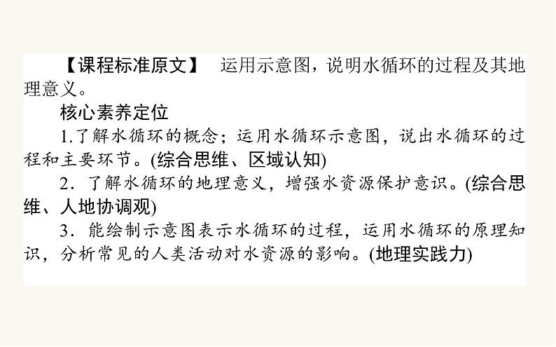 人教版高中地理必修第一册3.1水循环课件02