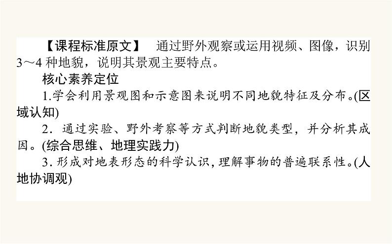 人教版高中地理必修第一册4.1常见地貌类型课件第2页