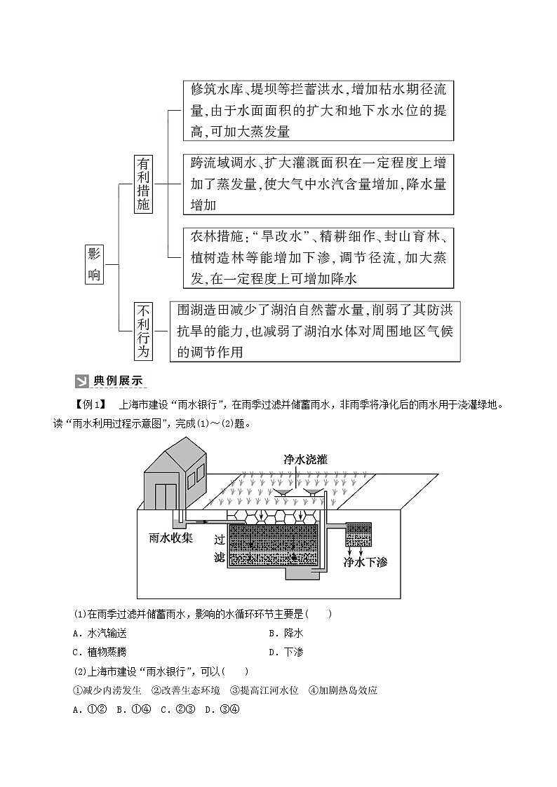 人教版高中地理必修第一册第3章地球上的水章末整合提升教案02