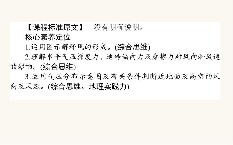 人教版高中地理必修第一册2.2.2大气的水平运动-风课件02