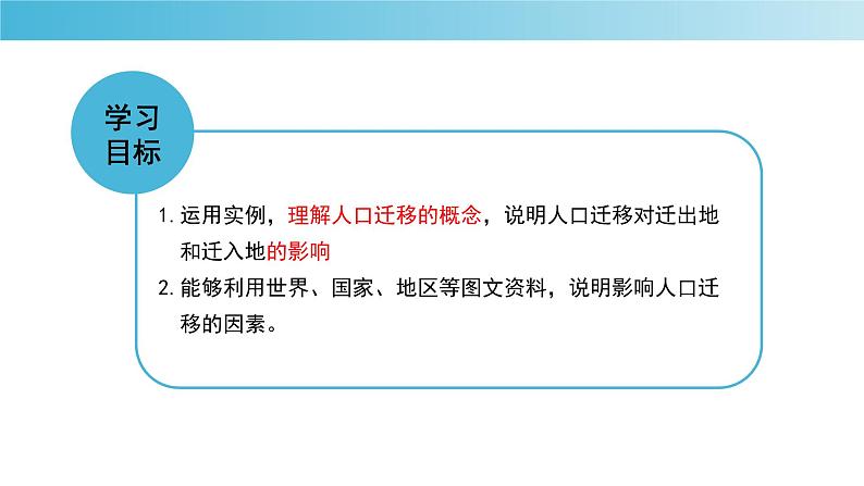 高中地理 必修二 什么是人口迁移 影响人口迁移的因素B 第3课时人口迁移（第一课时） 课件02