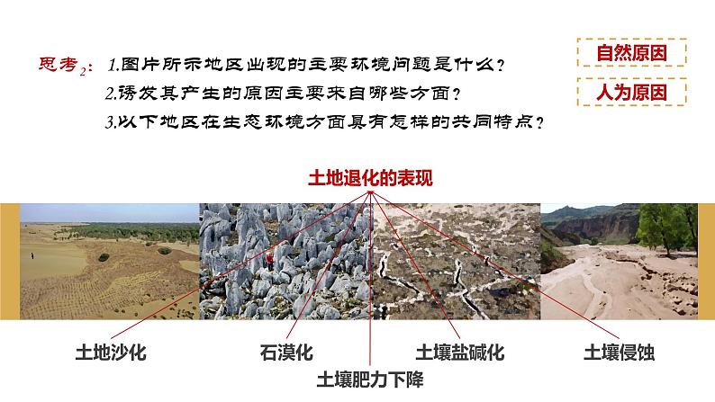 高中地理 选必二 生态脆弱区 北方农牧交错地带的土地退化及原因 生态脆弱区的综合治理 PPT 课件第4页