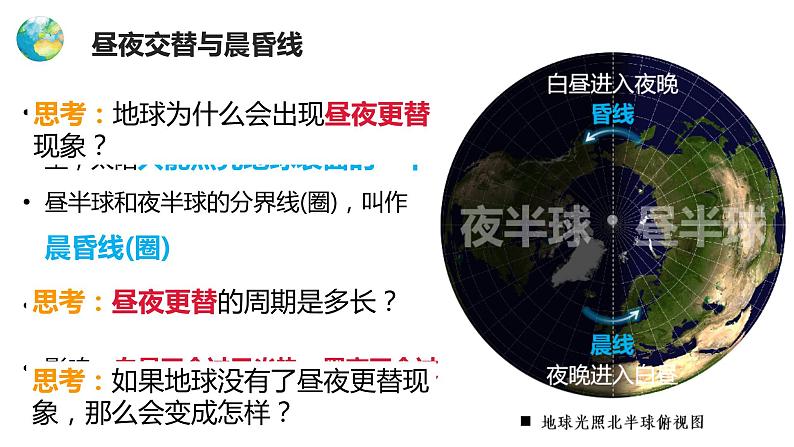 高中地理 选择性必修1 昼夜交替和时差 沿地表水平运动物体的运动方向的偏转 地球运动的地理意义（昼夜 时差 地砖偏向） 课件04