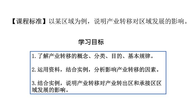 高中地理 选择性必修二 产业转移课件  课件03