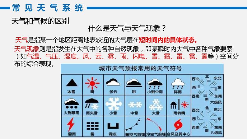 高中地理 选择性必修1 锋与天气 [PPT]  课件第2页