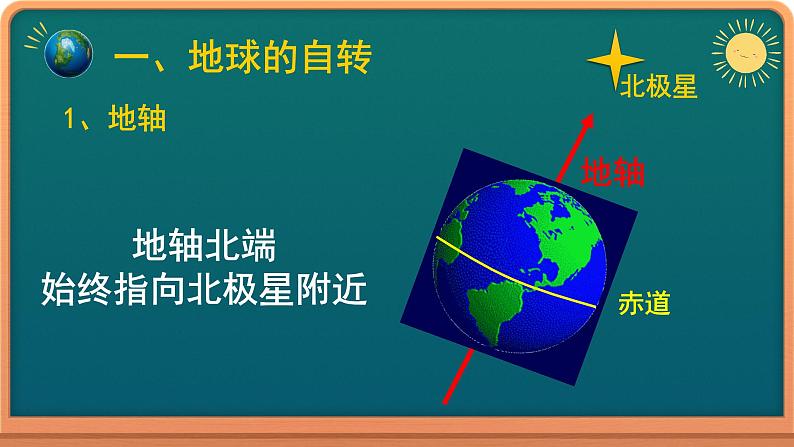 1.1地球的自转和公转课件 2022-2023学年中图版（2019）地理选择性必修104