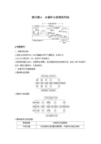 高中地理湘教版 (2019)必修 第一册第一节 水循环学案