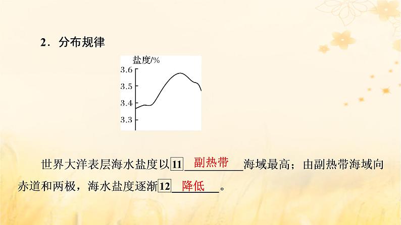 2023版高考地理一轮总复习第四章地球上的水及其运动第二节海水的性质课件08