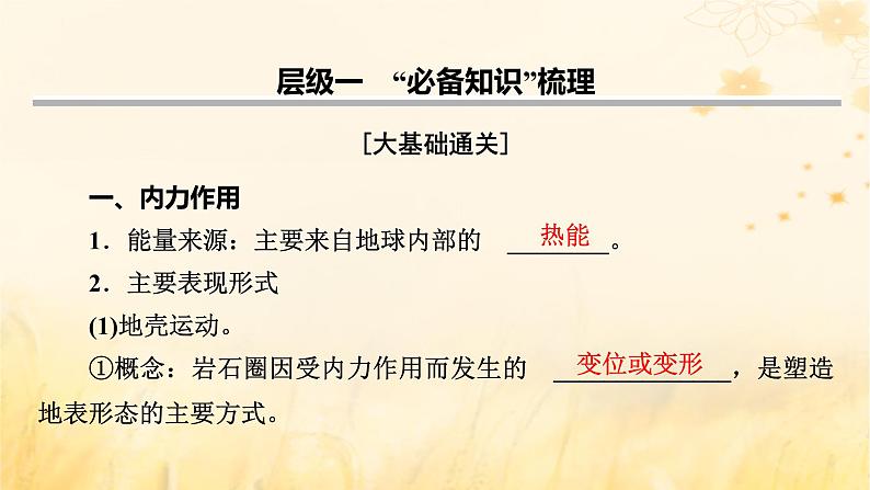 2023版高考地理一轮总复习第五章地表形态的塑造第二节塑造地表形态的力量课件04