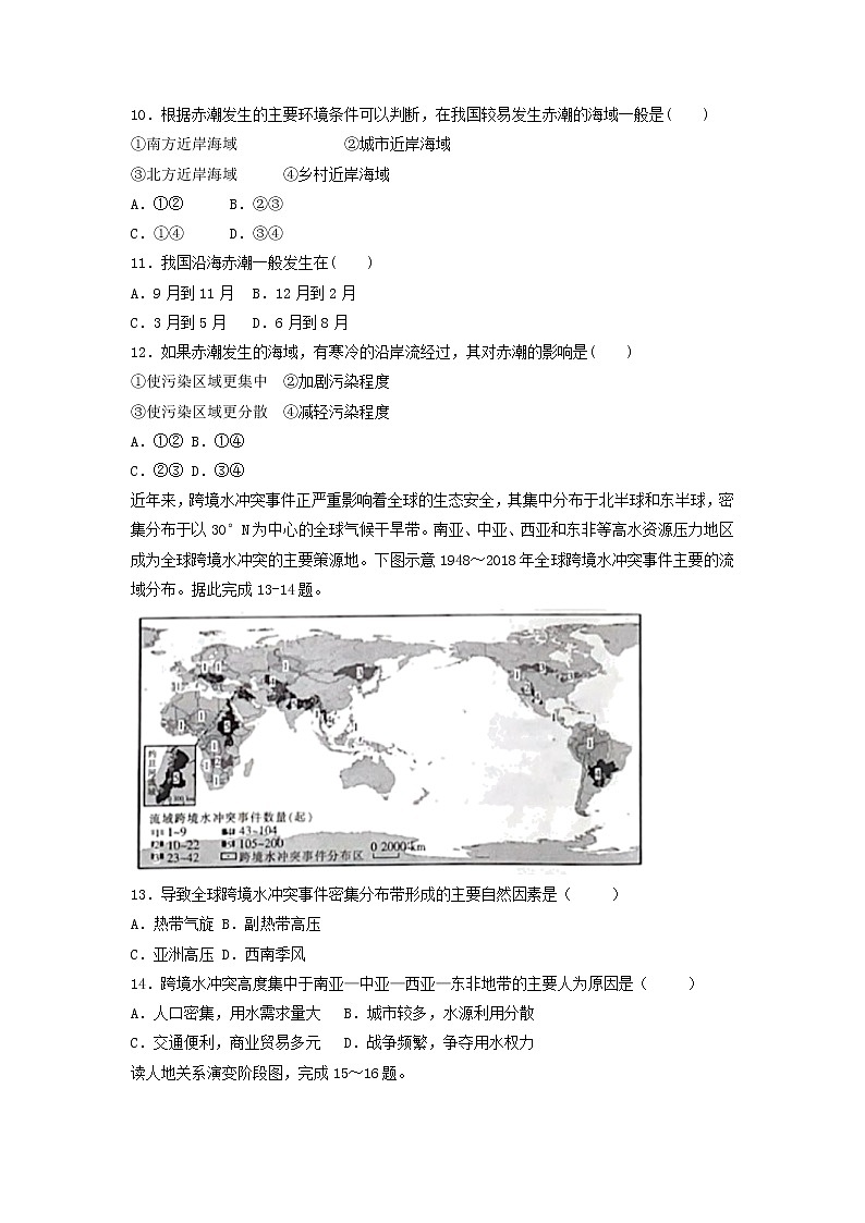 高考地理一轮复习专项训练：环境问题及其危害第3页