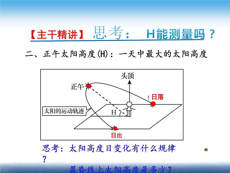 1.2《正午太阳高度变化》课件--高二地理鲁教版（2019）选择性必修1第5页