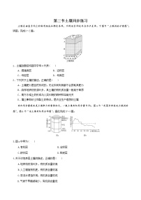 高中地理人教版 (2019)必修 第一册第五章 植被与土壤第二节 土壤精品练习题