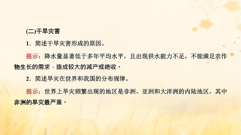 新课标2023版高考地理一轮总复习第八章自然灾害第一节常见的自然灾害课件第3页