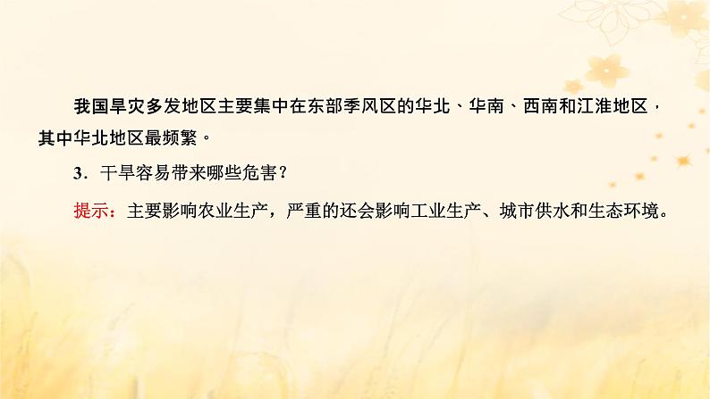 新课标2023版高考地理一轮总复习第八章自然灾害第一节常见的自然灾害课件第4页