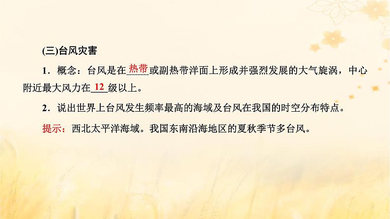 新课标2023版高考地理一轮总复习第八章自然灾害第一节常见的自然灾害课件第5页