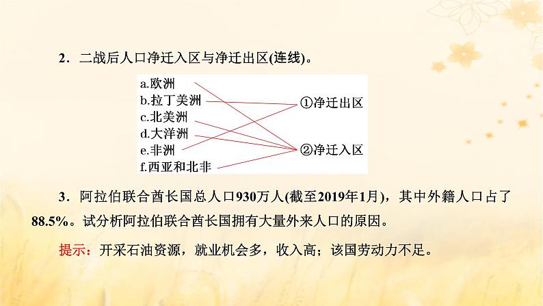 新课标2023版高考地理一轮总复习第九章人口第二节人口迁移课件03