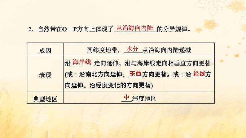 新课标2023版高考地理一轮总复习第七章植被土壤与自然环境的整体性和差异性第三节自然环境的地域差异性课件第3页