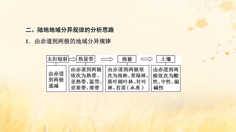 新课标2023版高考地理一轮总复习第七章植被土壤与自然环境的整体性和差异性第三节自然环境的地域差异性课件第8页