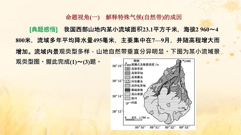 新课标2023版高考地理一轮总复习第七章植被土壤与自然环境的整体性和差异性第四节综合运用整体性差异性分析特殊地理事象创新应用课件第2页