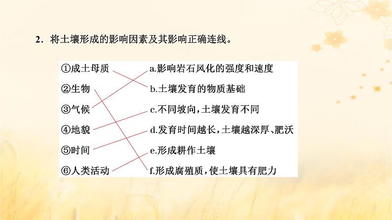 新课标2023版高考地理一轮总复习第七章植被土壤与自然环境的整体性和差异性第一节植被和土壤课件第7页