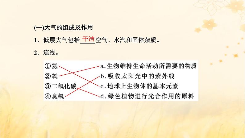 新课标2023版高考地理一轮总复习第三章地球上的大气第一节大气的组成和大气受热过程课件第3页