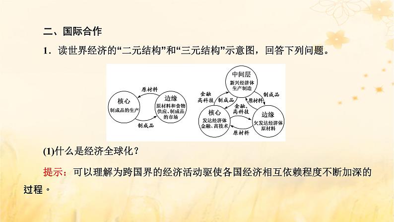 新课标2023版高考地理一轮总复习第十六章区际联系与区域协调发展第三节产业转移与国际合作课件05