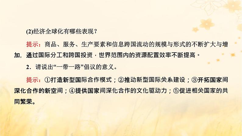 新课标2023版高考地理一轮总复习第十六章区际联系与区域协调发展第三节产业转移与国际合作课件06