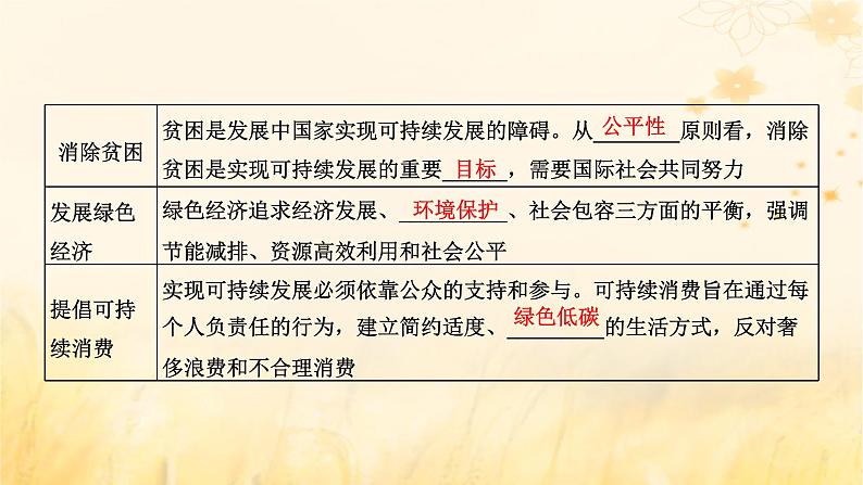 新课标2023版高考地理一轮总复习第十三章环境与发展第二节走向人地协调_可持续发展课件第4页