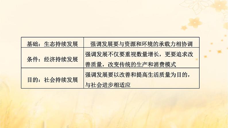 新课标2023版高考地理一轮总复习第十三章环境与发展第二节走向人地协调_可持续发展课件第6页