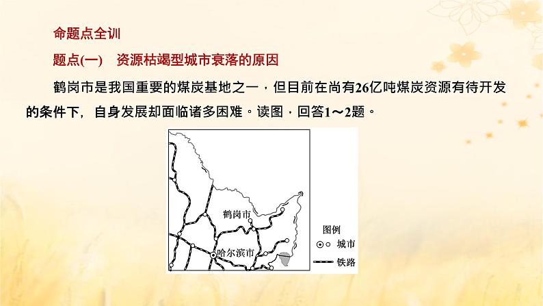 新课标2023版高考地理一轮总复习第十五章资源环境与区域发展第二节资源枯竭型城市的转型发展课件第7页