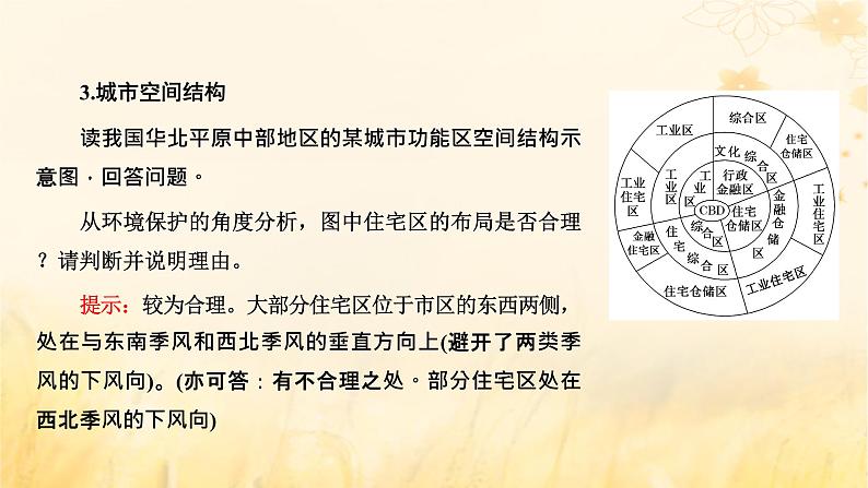 新课标2023版高考地理一轮总复习第十章乡村和城镇第一节乡村和城镇空间结构地域文化与城乡景观课件05