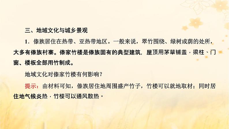 新课标2023版高考地理一轮总复习第十章乡村和城镇第一节乡村和城镇空间结构地域文化与城乡景观课件06