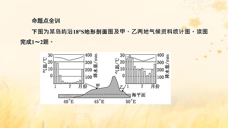 新课标2023版高考地理一轮总复习第四章大气的运动第三节气候的分布成因与特征课件第8页