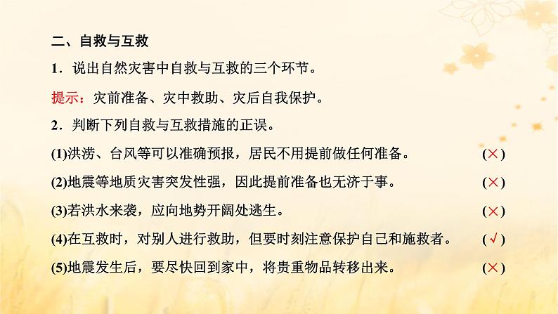 新课标2023版高考地理一轮总复习第八章自然灾害第二节防灾与减灾地理信息技术在防灾减灾中的应用课件03