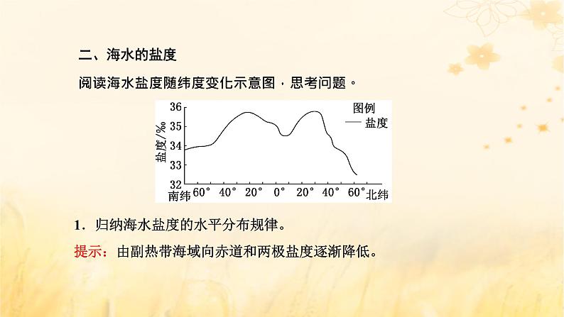 新课标2023版高考地理一轮总复习第五章地球上的水与水的运动第二节海水的性质课件06