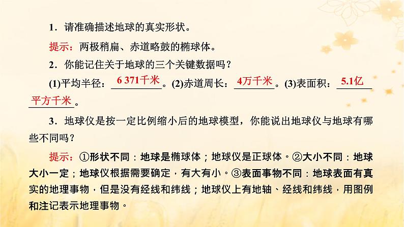 新课标2023版高考地理一轮总复习第一章地球和地图第一节地球仪与地图课件第3页