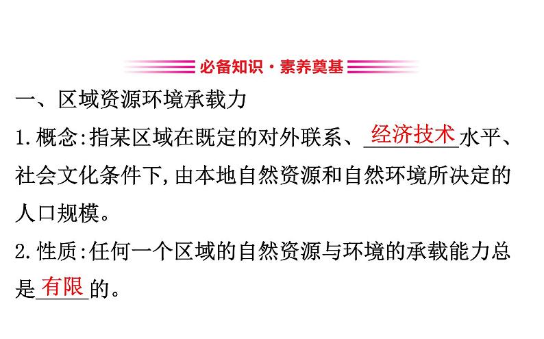 鲁教版高中地理必修第二册1.3人口合理容量课件03